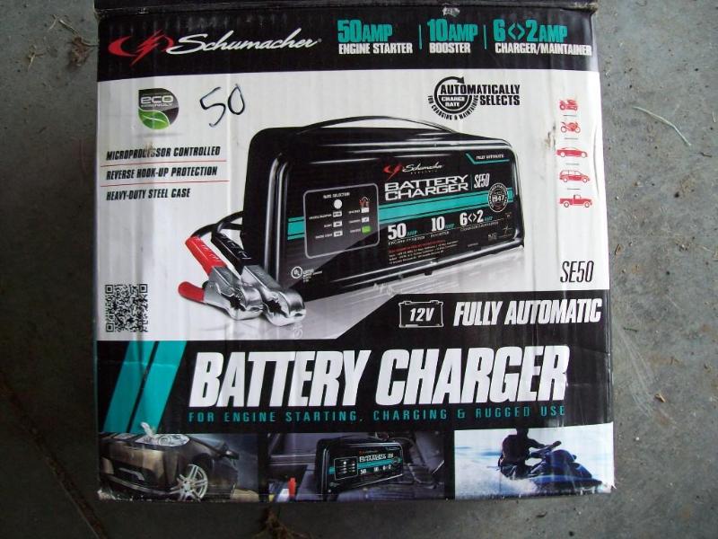 lot 50 image: Schumacker Battery Charger -50 amp ...