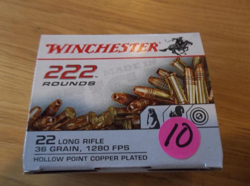 Winchester 22 Long Rifle -222 round...