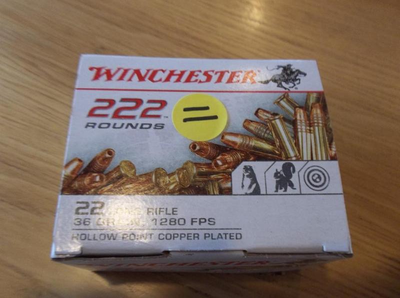 Winchester 22 Long Rifle -222 round...