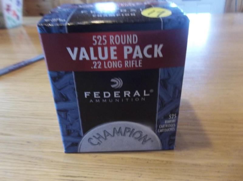 Federal 22 Long Rifle -525 rounds -...