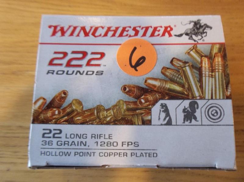 Winchester 22 Long Rifle -222 round...