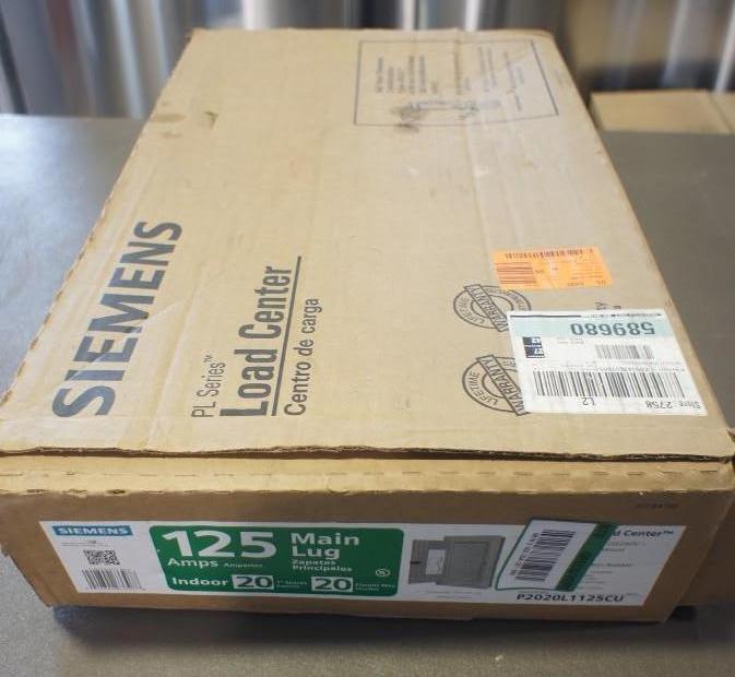 lot 11 image: New in Box Siemens 125 Amp Main Bre...