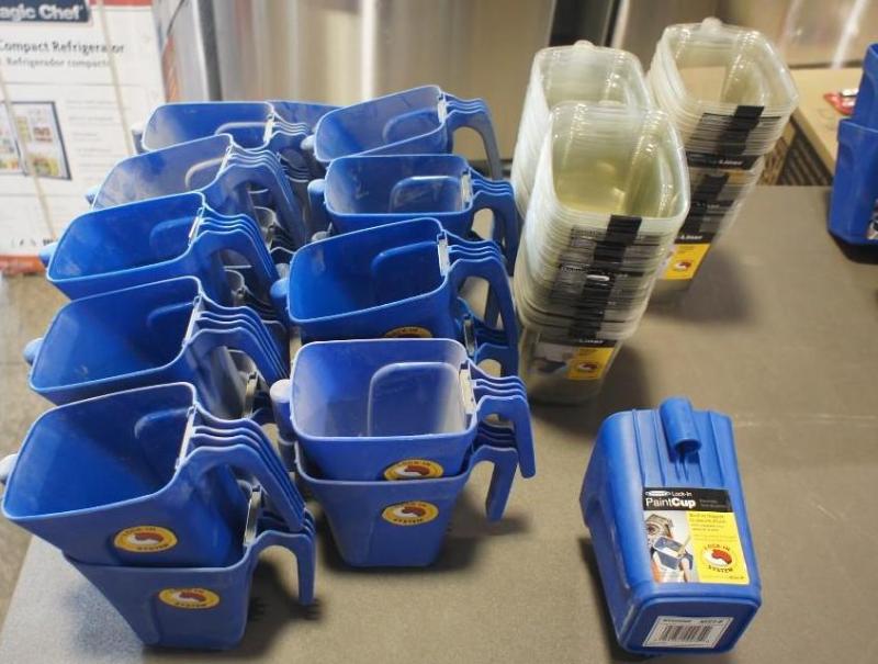 lot 42 image: Large Lot of (20) Lock-in Paint Cup...