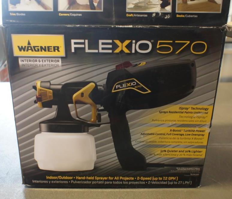 lot 5 image: Wagner Flexio 570 Paint Sprayer. Us...