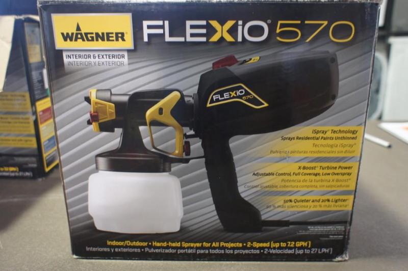 lot 6 image: Wagner Flexio 570 Paint Sprayer. Us...