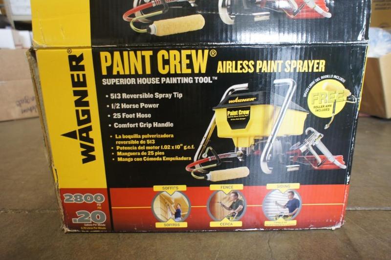 lot 7 image: Wagner Paint Crew Airless Paint Spr...