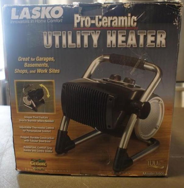 lot 8 image: New in Box Lasko Pro-Ceramic Utilit...