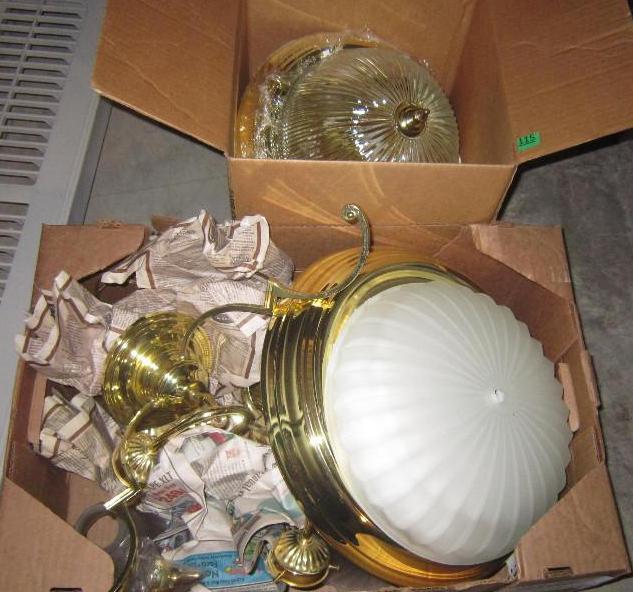 lot 115 image: 2 Boxes of Light Fixtures...