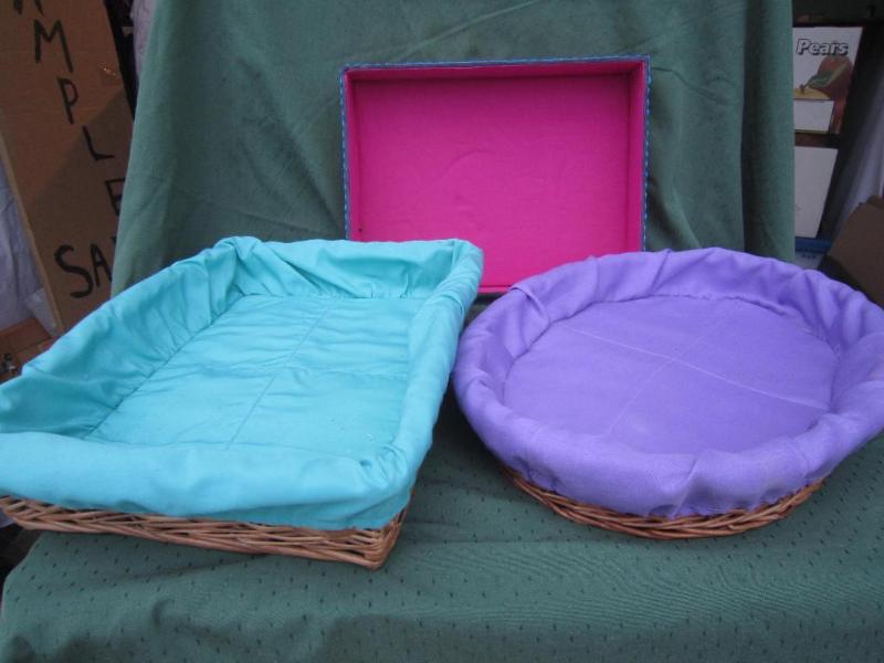 lot 160 image: 3 Decorative Baskets...