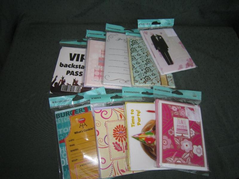 lot 164 image: NEW Box of Invitations etc...