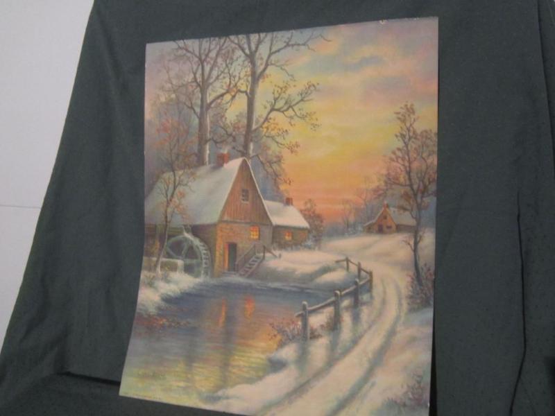 lot 204 image: Chas Adams Picture &quotRobed in S...