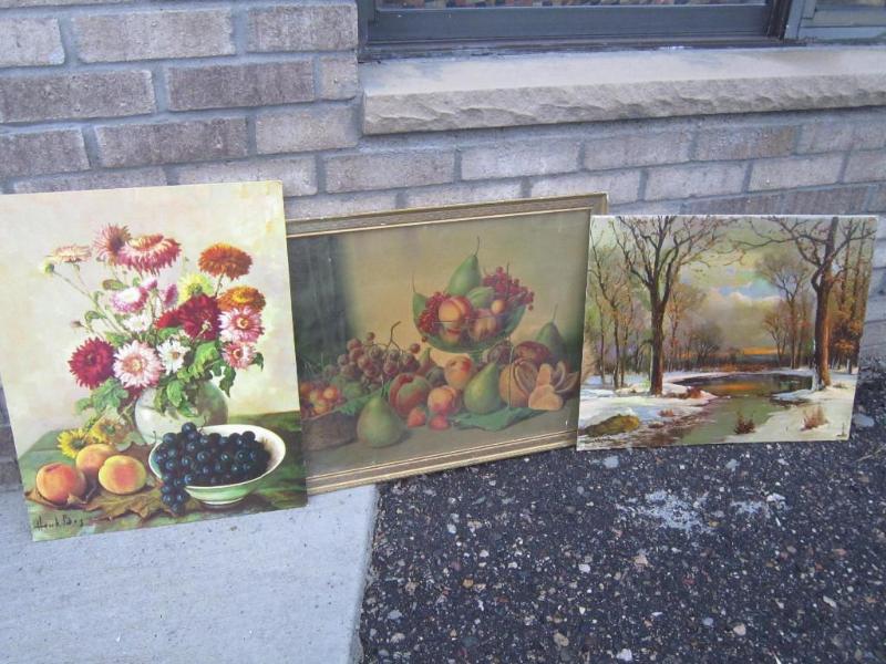 lot 232 image: 3 Pictures approx 17 12 x 22...