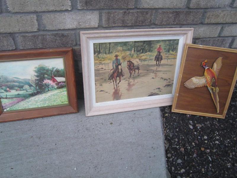 lot 235 image: Horse Picture,  17 x 13 Pheasant 9 ...