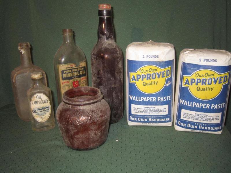 lot 252 image: Old Bottles and advertising...