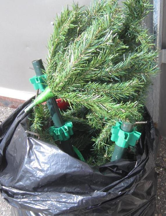 lot 265 image: Artificial Christmas Tree Came from...