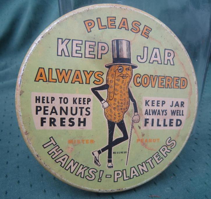 lot 51 image: Old Planters Peanuts Jar Store Disp...