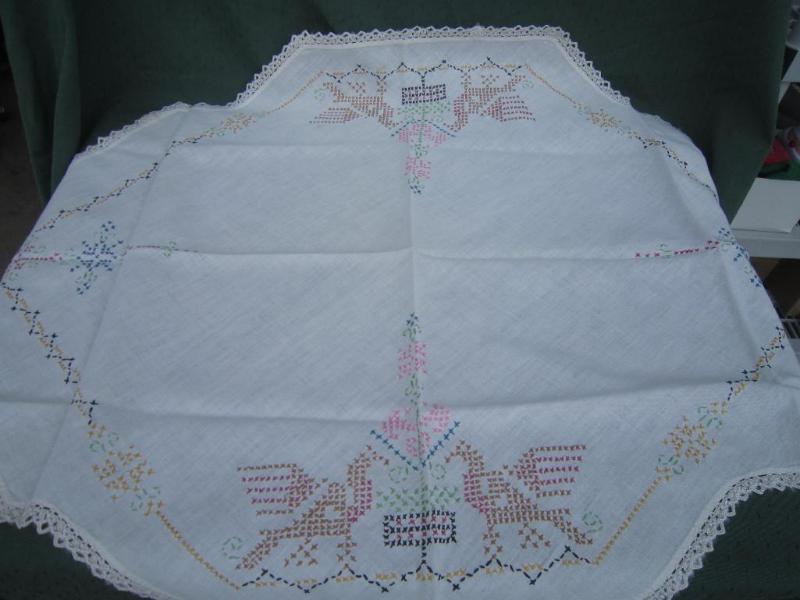 lot 84 image: Cross stitch Table Runner...