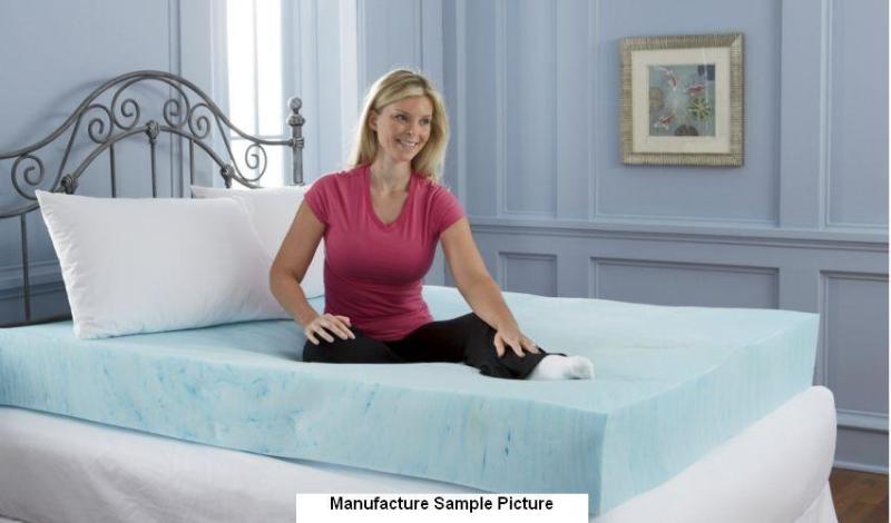 lot 101 image: Full Size Memory Foam Mattress -&nb...