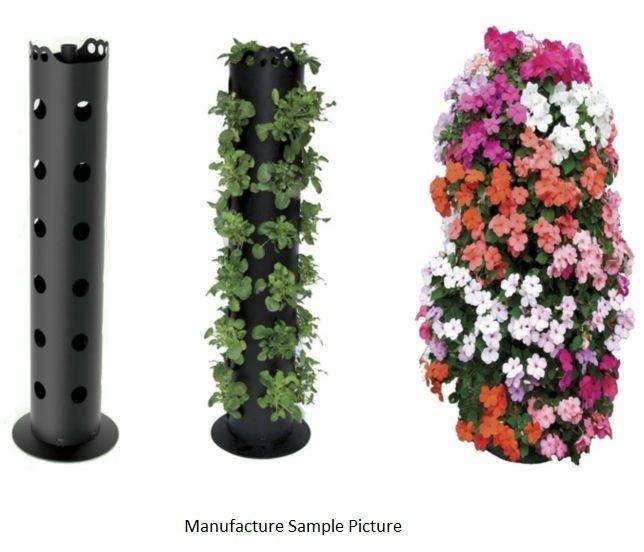 lot 134 image: Freestanding Flower Tower -&nbspWh...