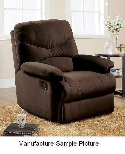 lot 146 image: Arcadia Microfiber Chocolate Glider...