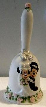 lot 211 image: Mickey and Minnie Marriage Bell - D...