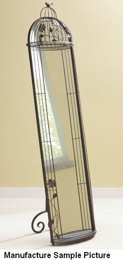lot 222 image: Birdcage Floor Mirror -&nbspMirror...