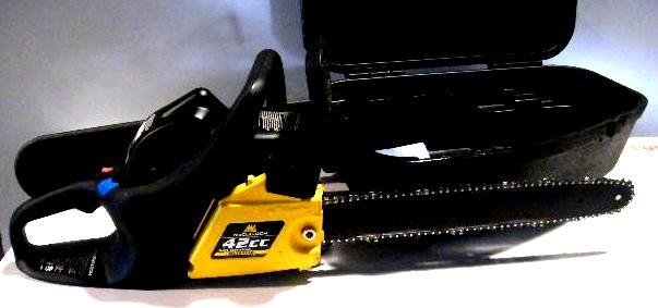 lot 228 image: McCullough 18" Gas Powered Cha...