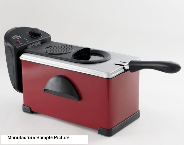 lot 37 image: Ginnys Brand 3 Liter Deep Fryer Red...