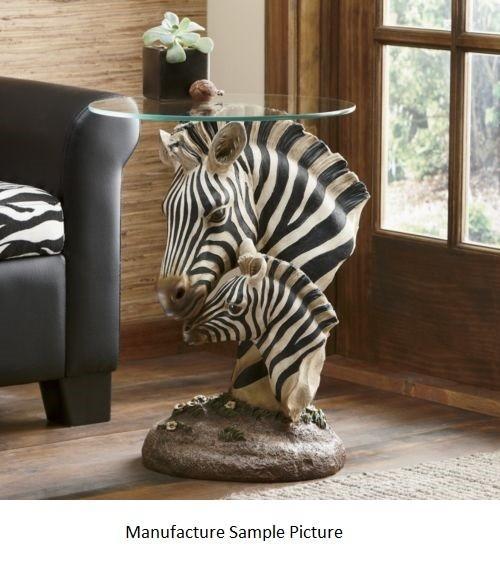 lot 61 image: Zebra Table -&nbspA delightful ima...