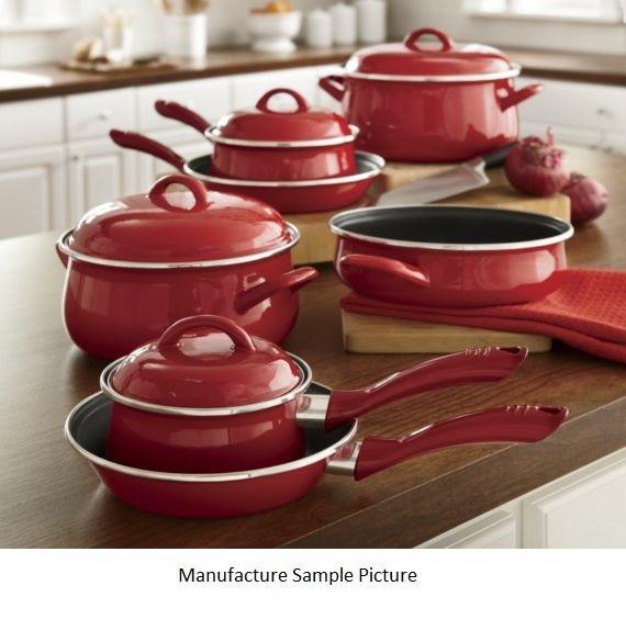lot 76 image: Ginnys Brand 11 Piece Non Stick Ena...