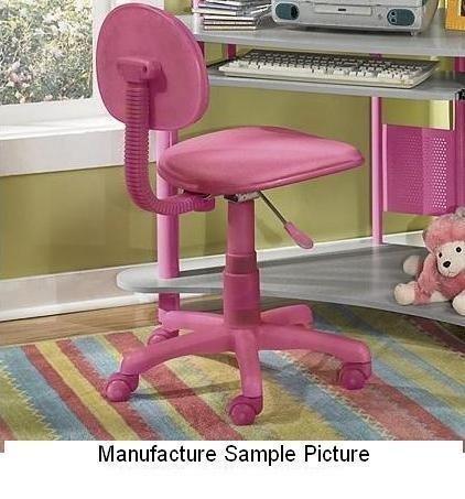 lot 81 image: Pink Task Chair - Homework never lo...