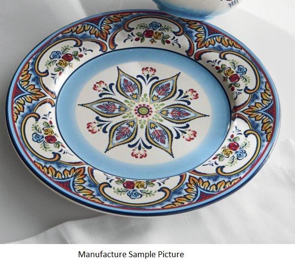 lot 94 image: Set of 4 Zanzibar Dinner Plates -&n...