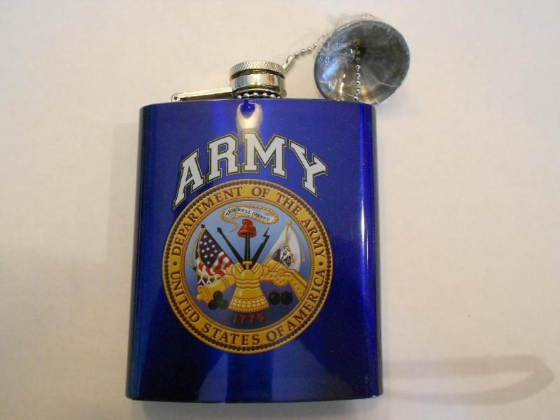 Army Flask with funnel. &nbspNEW...