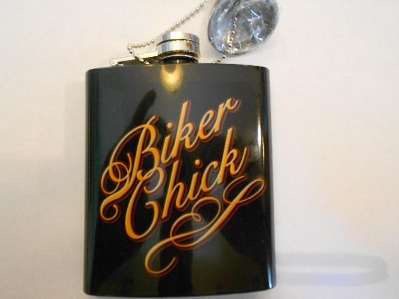 Biker Chick&nbspFlask with funne...