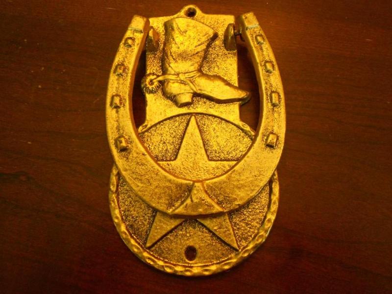 Brass like Western Door Knocker 8 i...