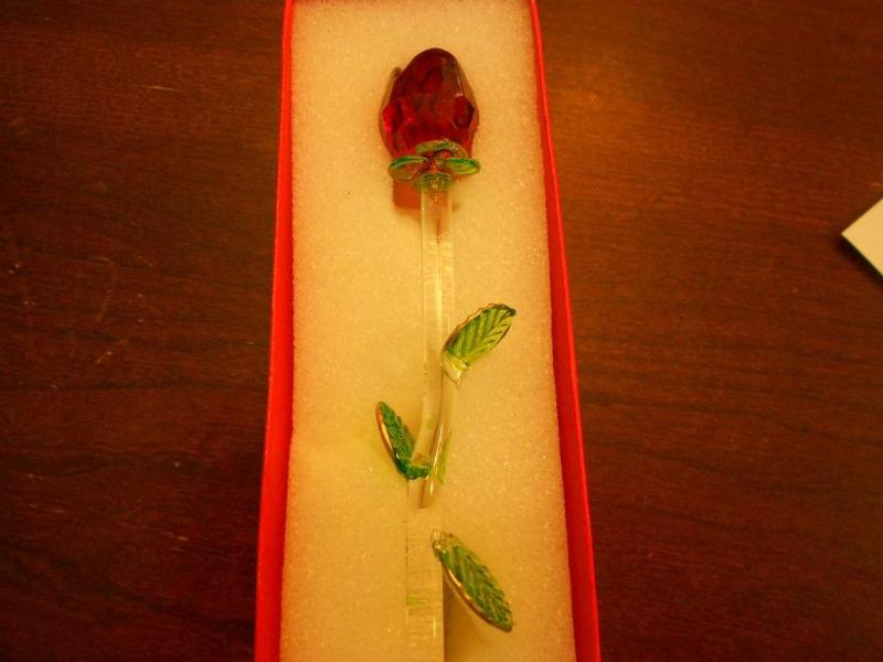 Crystal Rose length is about 12 inc...