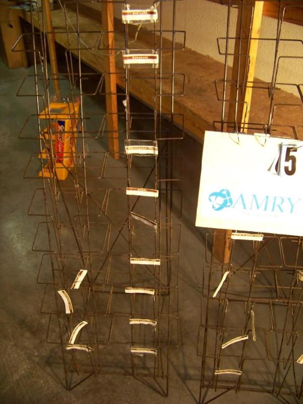 lot 32 image: 2 wire collapsable display racks