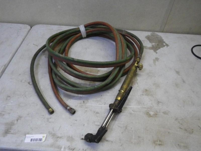 Torch and hoses...