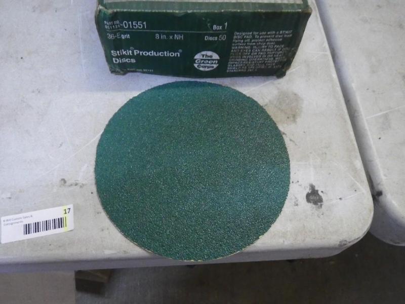 New box of 3M sander discs...