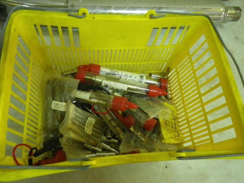 Tote with new sockets and drill bit...