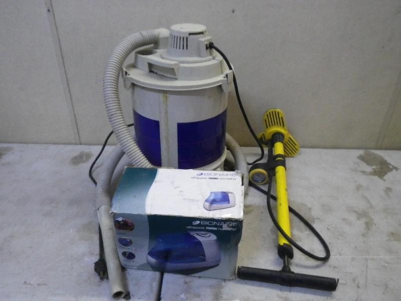 shop vac, air pump, humidifier...