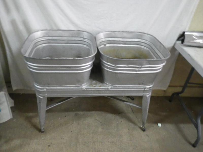 double wash tub...