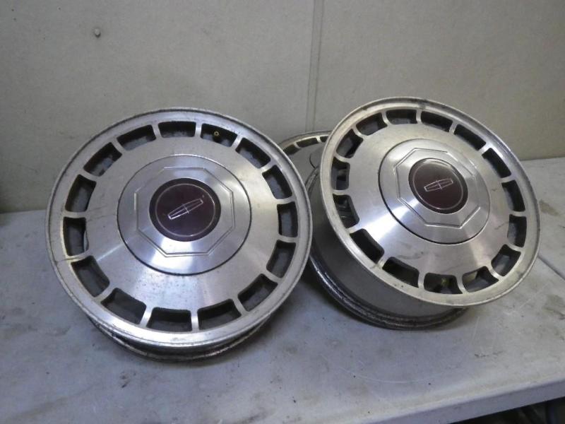 Lincoln aluminum wheels, 14 x 5.5...