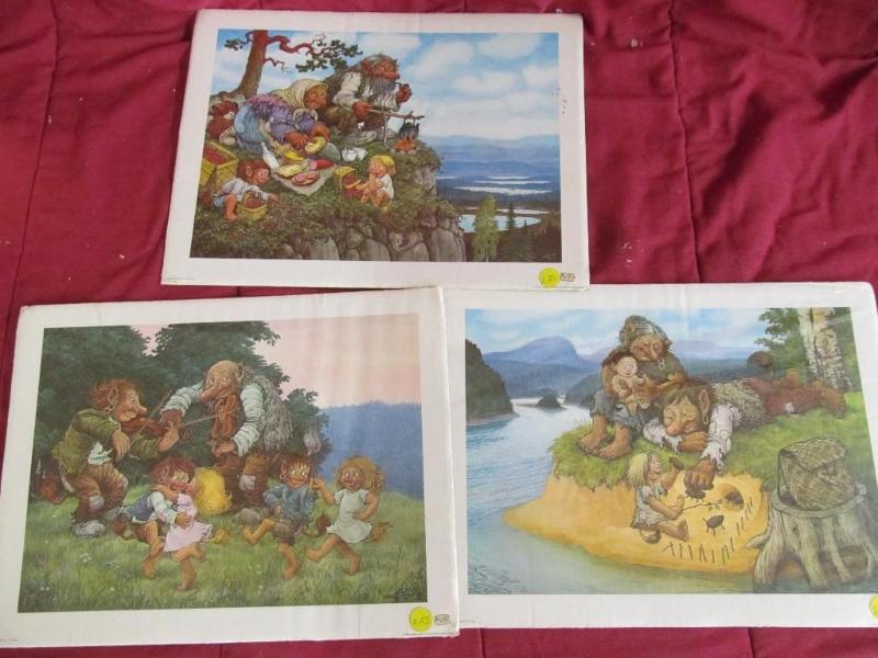 lot 119 image: 3 Prints - Rolf Lidberg - A Tour, H...