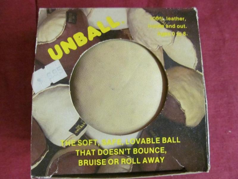 lot 138 image: Unball Leather ball...