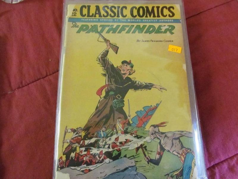 lot 17 image: Classic Comics #22 The Pathfinder...