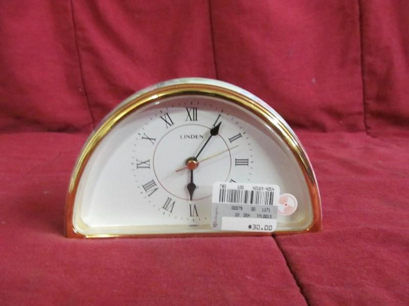 lot 195 image: Linden Quartz Alarm Clock...
