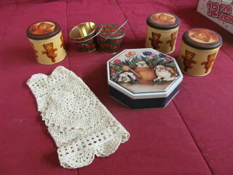 lot 208 image: Tins - Bunnies, Teddy Bears, and Ch...