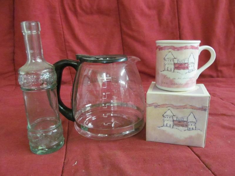 lot 220 image: Coffee Server, Mug and Bottle...