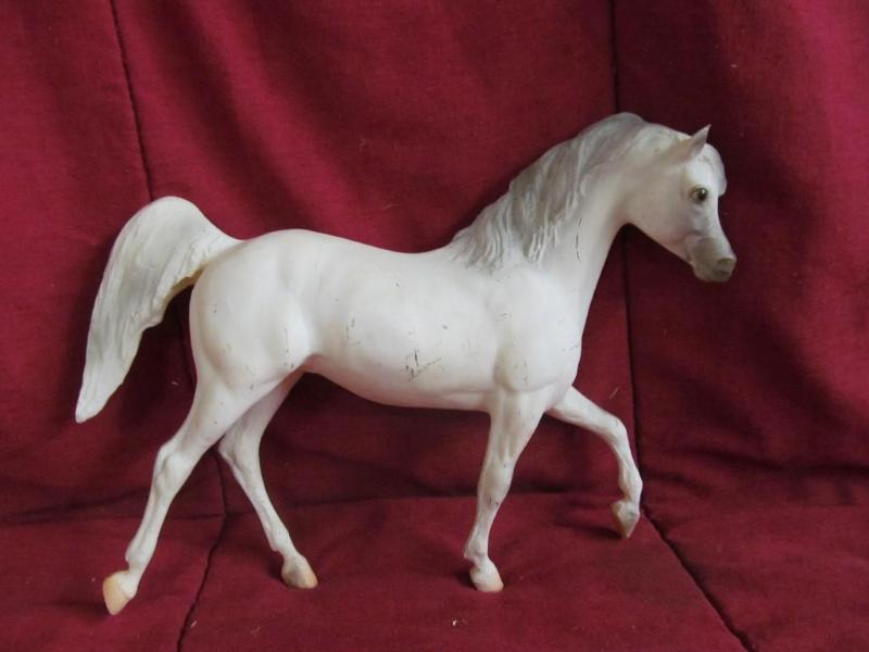 lot 266 image: White Breyer Horse...